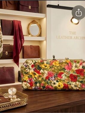 Floral Clutch Bag